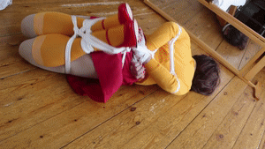 naughtynina.net - Velma Hogtied and Hooded thumbnail